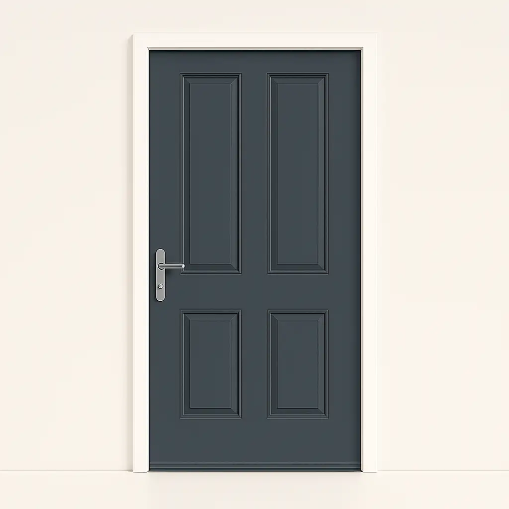 Plain 4-Panel Solid Door