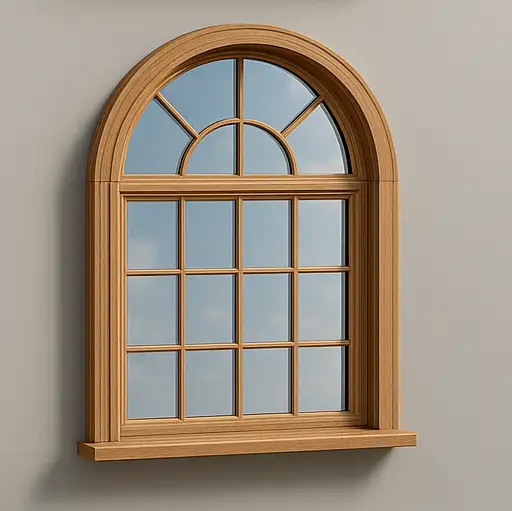 Sunburst Arch Window (Multi-pane)